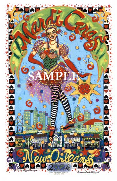 Ann's Official 2005 Mardi Gras Poster!!