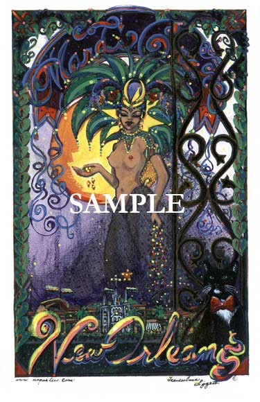 Ann's Official 2005 Mardi Gras Poster!!