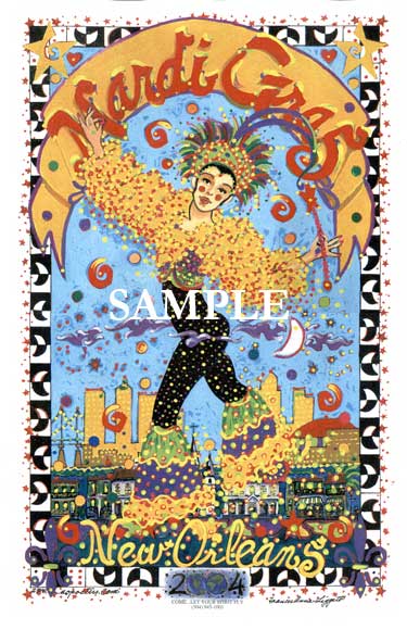Ann's Official 2005 Mardi Gras Poster!!
