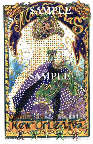 Ann's Official 2005 Mardi Gras Poster!!