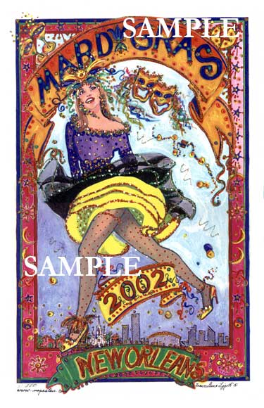 Ann's Official 2005 Mardi Gras Poster!!