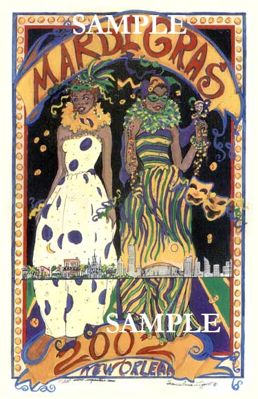 Ann's Official 2005 Mardi Gras Poster!!