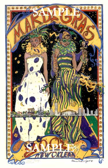 Ann's Official 2005 Mardi Gras Poster!!