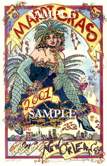 Ann's Official 2005 Mardi Gras Poster!!