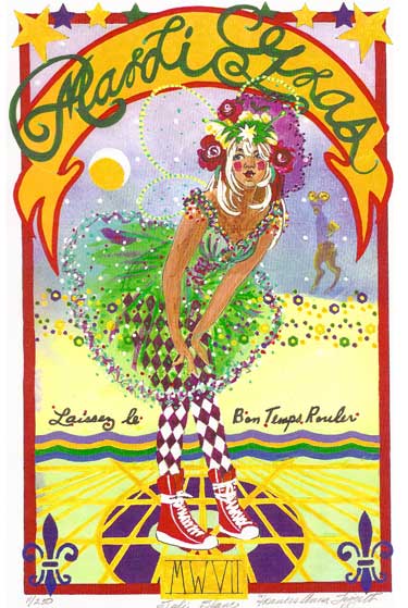 Ann's Official 2005 Mardi Gras Poster!!