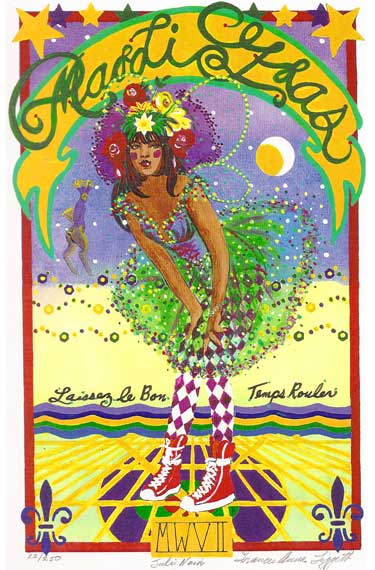 Ann's Official 2005 Mardi Gras Poster!!